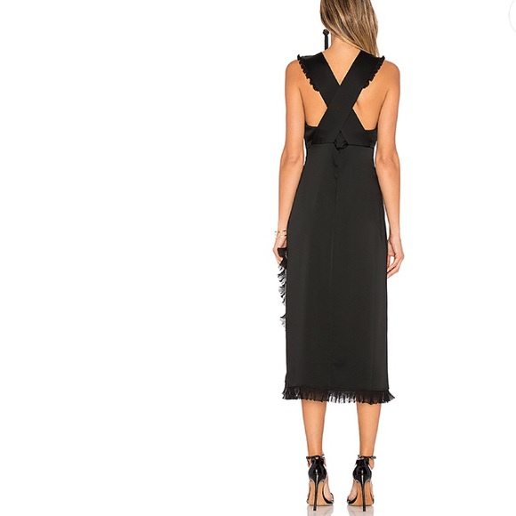 NWT Elizabeth and James Adriene Dress in Black 10 - Picture 3 of 8